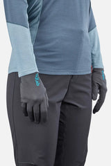 Rab Women's Flux Liner Glove Outdoor Action Black- fit