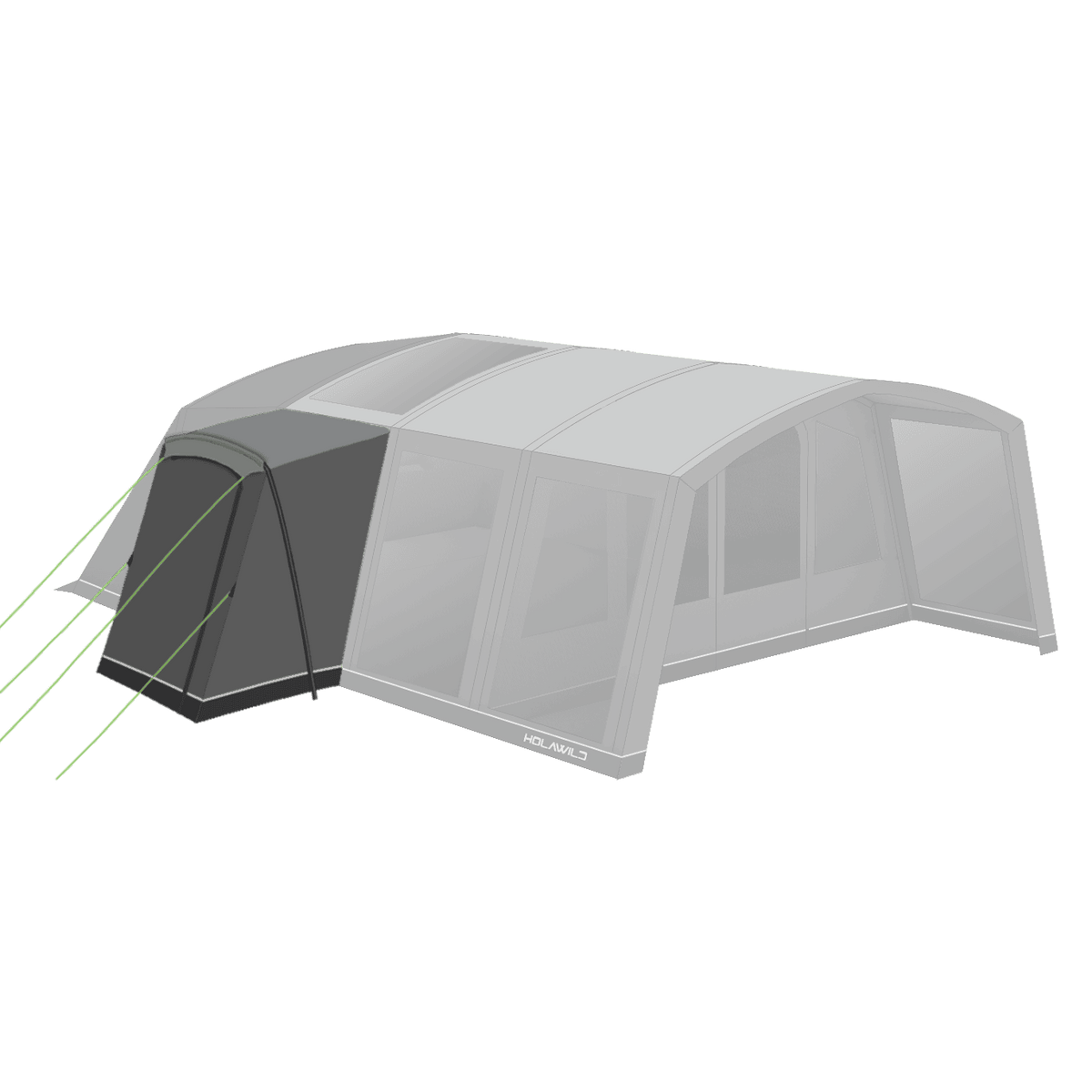 Holawild AIRTEK SHERWOOD 5.0 AC Inflatable Family Tent - DELAMERE Side Pod Cut Out 8660af09 0eba 4013 9bba f77a12879e56