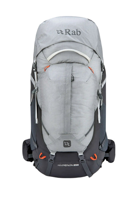 Rab Hyperon 65L Trekking Pack in Dark Pewter/Anthracite - front