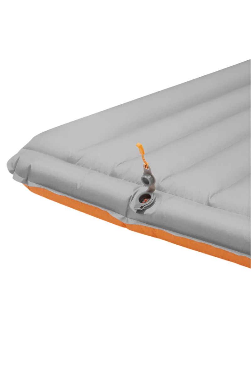 Rab Hypersphere 9.5 Down Sleeping Mat in Marmalade - valve, close-up