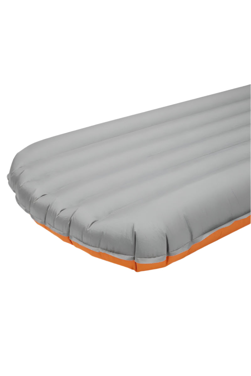 Rab Hypersphere 9.5 Down Sleeping Mat in Marmalade - valve, corner detail