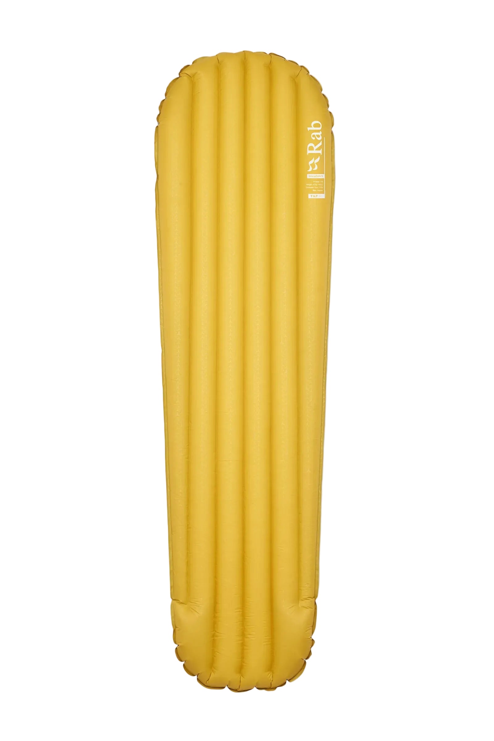 Rab Ionosphere 5 Sleep Mat in Dark Pollen - front