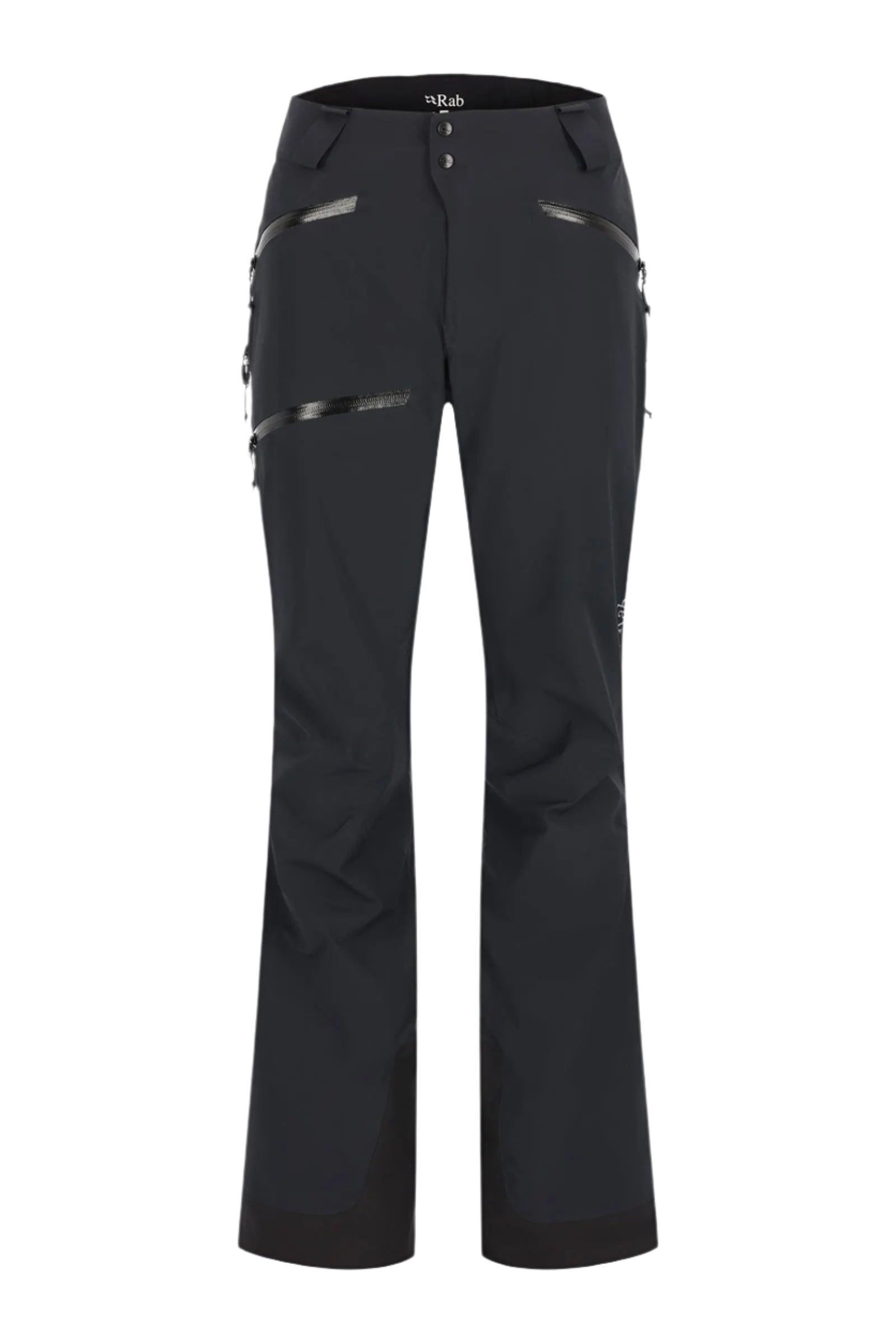 Rab Women's Khroma Kinetic Waterproof Ski Pants in Black - front