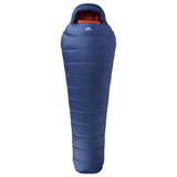 Mountain Equipment Classic Eco 500 Sleeping Bag in Dusk - product preview showing 700+ fill power recycled down and Mountain Fit construction