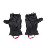 Hook and loop fastening detail on Mountain Equipment G2 Alpine Combi Mitt in Black/Black