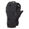Mountain Equipment G2 Alpine Combi Mitt in Black/Shadow - showing convertible mitt and fingerless glove design