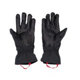 Mountain Equipment G2 Alpine Men's Glove in Black/Black - back view showing pre-curved fingers