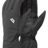 Mountain Equipment G2 Alpine Men's Glove in Black/Black - front view showing EXOLITE XP softshell fabric