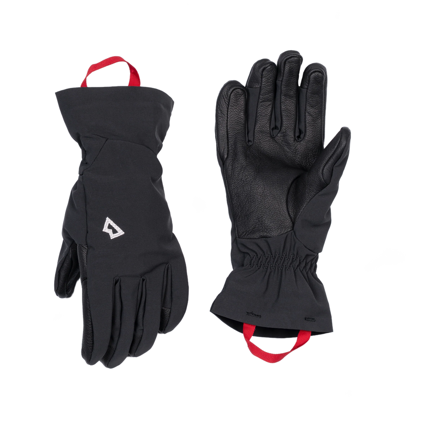 Adjustable wrist closure detail on Mountain Equipment G2 Alpine Women's Glove in Black/Black