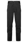Mountain Equipment G2 Mountain Men's Pant in Black - front view showing taped seams and adjustable waistband