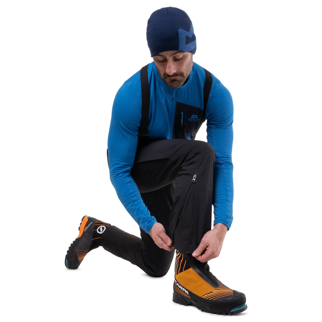 Zipped hand pocket with YKK reversed coil zip on Mountain Equipment G2 Mountain Men's Pant in Black