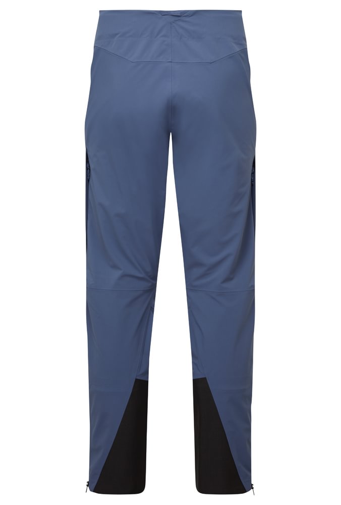 Mountain Equipment G2 Mountain Men's Pant in Dusk - back view showing removable braces