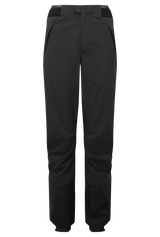 Mountain Equipment G2 Mountain Women's Pant in Black - front view showing taped seams and adjustable waistband
