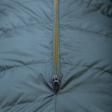 Mountain Equipment Glacier 450 Women's Sleeping Bag in Sage packed into waterproof roll-top stuff sack