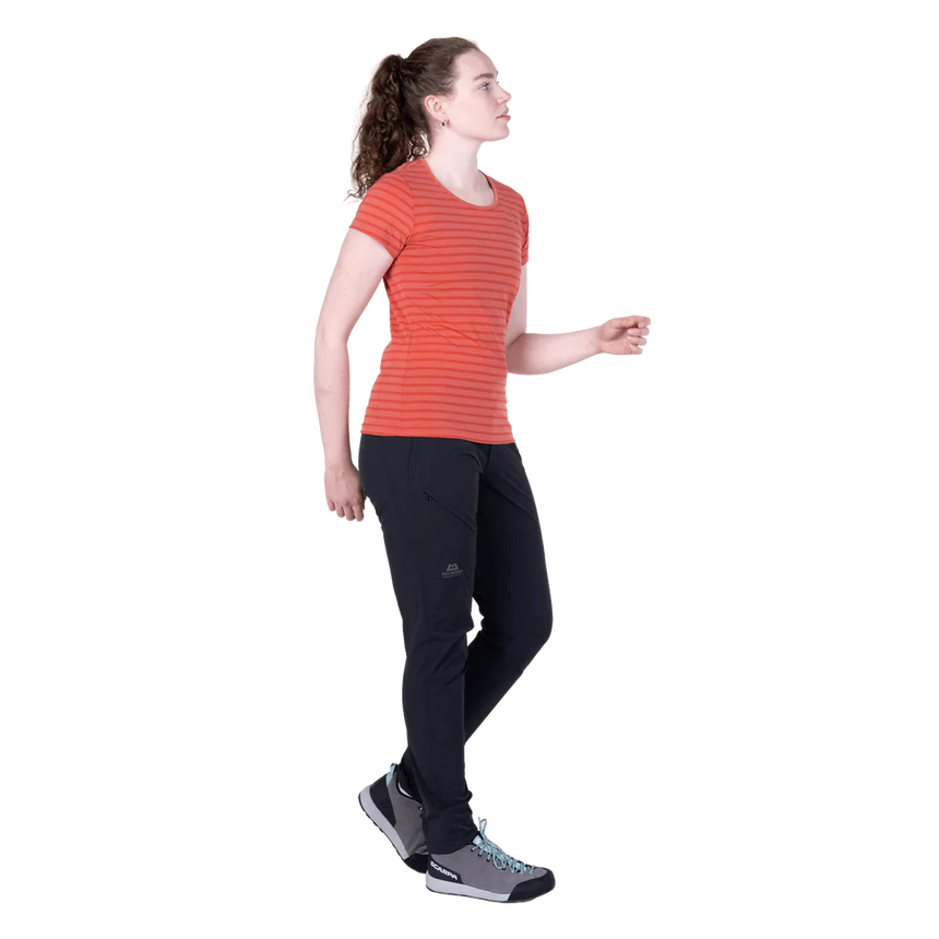Mountain EquipmentMountain Equipment Groundup Stripe Women's TeeOutdoor Action