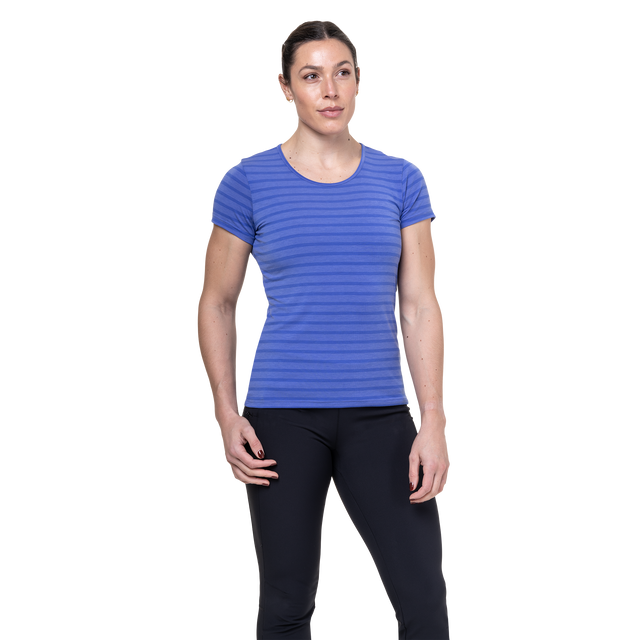 Mountain EquipmentMountain Equipment Groundup Stripe Women's TeeOutdoor Action