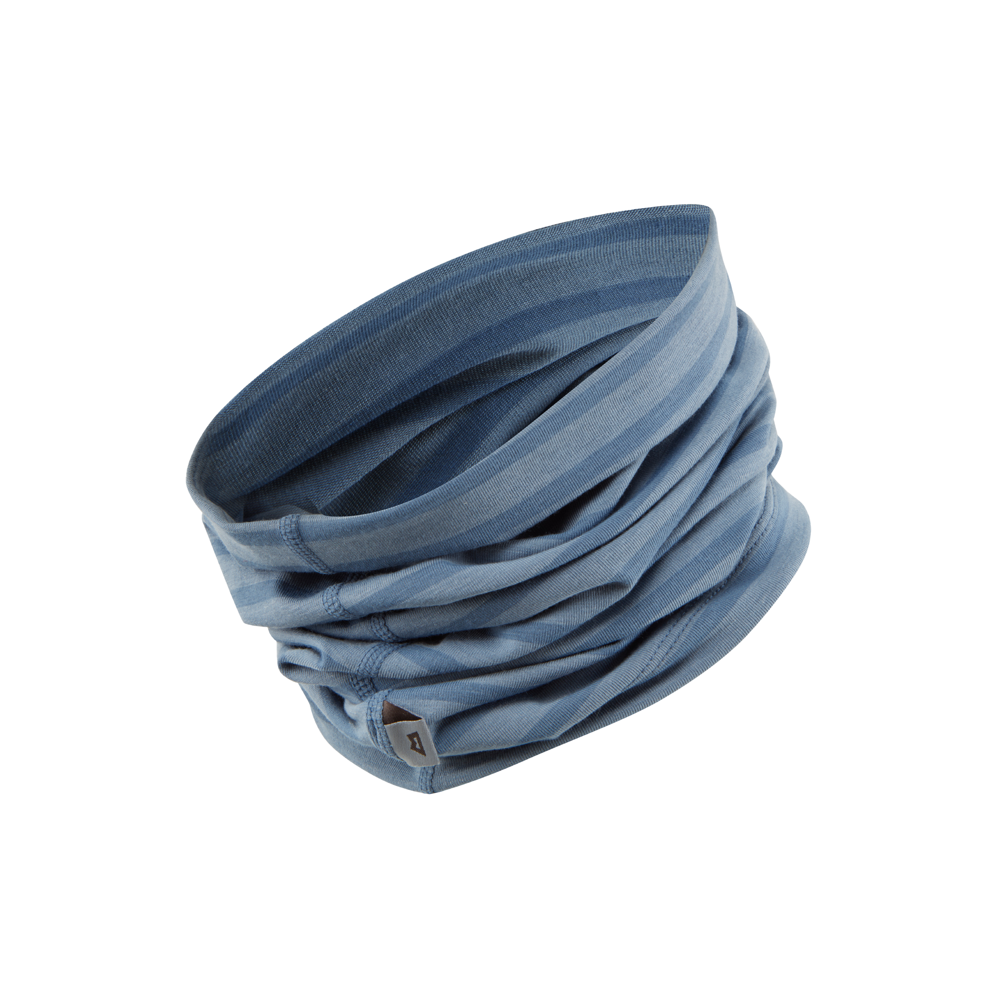 Mountain Equipment Groundup Tube in Bluefin Stripe - versatile drirelease TENCEL tube headwear for rock climbing and mountain walking
