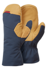 Mountain Equipment Guide Mitt in Cosmos/Tan - showing waterproof DRILITE insert and PrimaLoft insulation