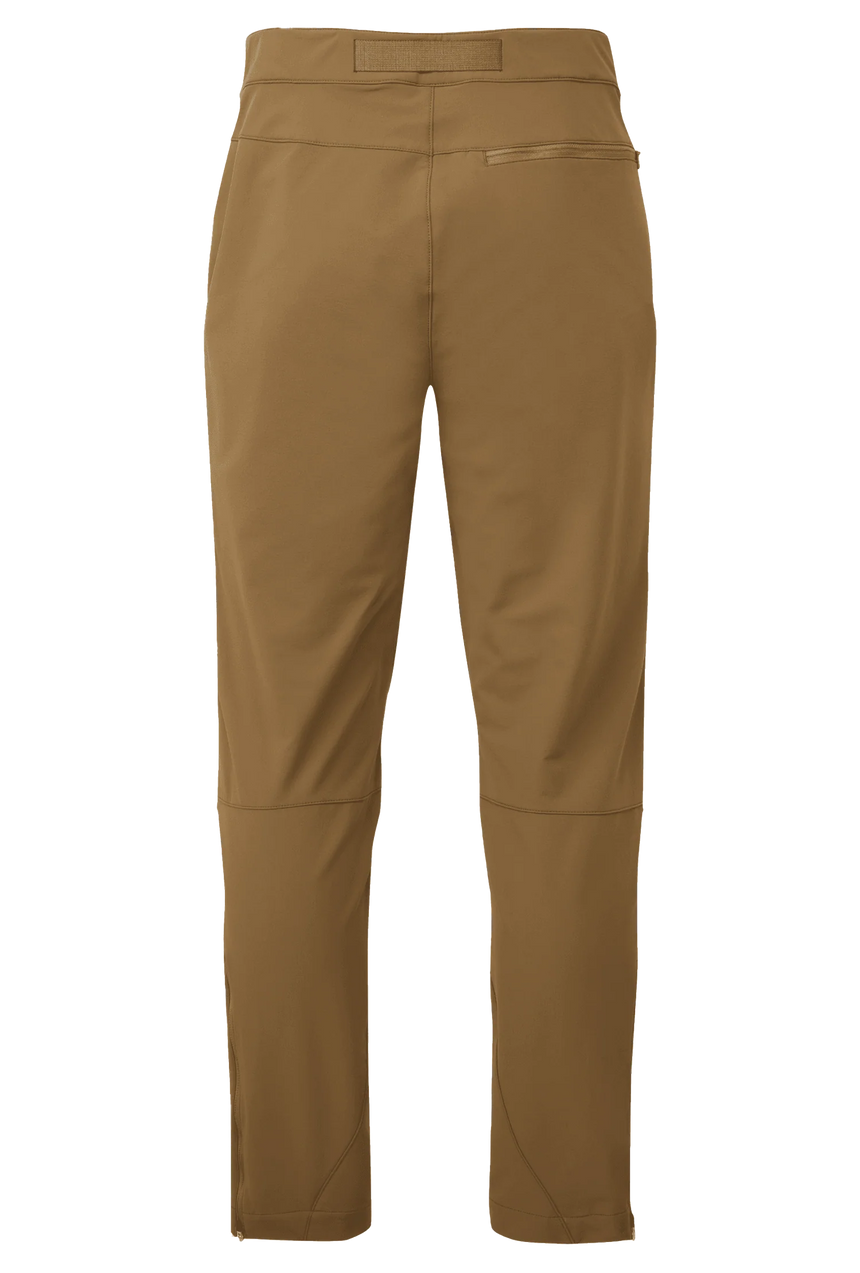 Mountain Equipment Ibex Mountain Men's Pant in Desert Palm - back view showing rear zip pocket