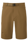 Mountain Equipment Ibex Mountain Men's Short in Desert Palm - front view showing integrated belt and zip pockets