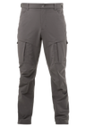 Mountain Equipment Ibex Pro Men's Pant in Anvil Grey - front view showing adjustable waistband and multiple zip pockets