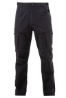 Mountain Equipment Ibex Pro Men's Pant in Black - front view showing adjustable waistband and multiple zip pockets