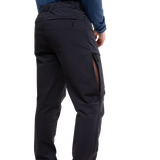 Zipped hand pocket detail on Mountain Equipment Ibex Pro Men's Pant in Black