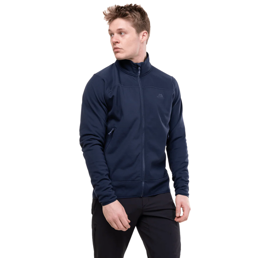 Mountain Equipment Jorasses Lite Men's Jacket in Cosmos - back view showing overlocked and topstitched construction