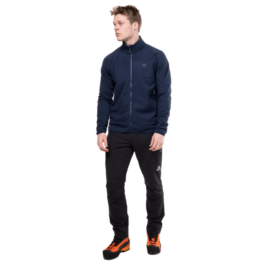 Mountain Equipment Jorasses Lite Men's Jacket in Cosmos - open front view showing interior construction and regular fit