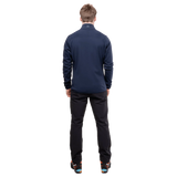 Mountain Equipment Jorasses Lite Men's Jacket in Cosmos - side view showing regular fit and YKK centre front zip