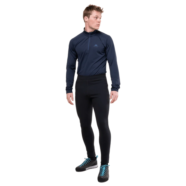 Mountain Equipment Jorasses Lite Men's Tight in Black - back view showing overlocked and topstitched construction