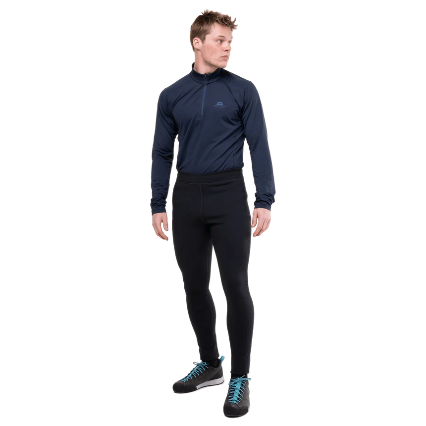 Mountain Equipment Jorasses Lite Men's Tight in Black - back view showing overlocked and topstitched construction