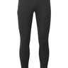 Mountain Equipment Jorasses Lite Men's Tight in Black - front view showing 246 g/m² Powerfleece fabric and next-to-skin fit
