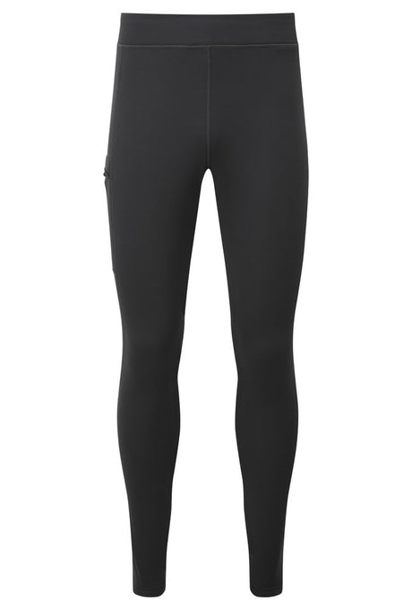 Mountain Equipment Jorasses Lite Men's Tight in Black - front view showing 246 g/m² Powerfleece fabric and next-to-skin fit