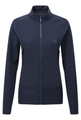 Mountain Equipment Jorasses Lite Women's Jacket in Cosmos - front view showing 246 g/m² Powerfleece fabric and regular fit