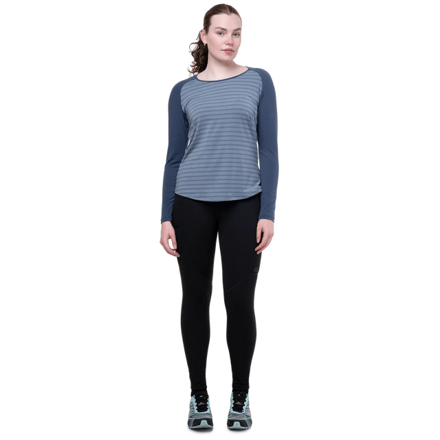 Mountain Equipment Jorasses Lite Women's Tight in Black - back view showing overlocked and topstitched construction