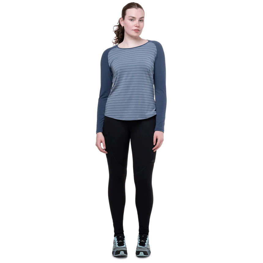 Mountain Equipment Jorasses Lite Women's Tight in Black - back view showing overlocked and topstitched construction