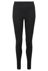 Mountain Equipment Jorasses Lite Women's Tight in Black - front view showing 246 g/m² Powerfleece fabric and next-to-skin fit