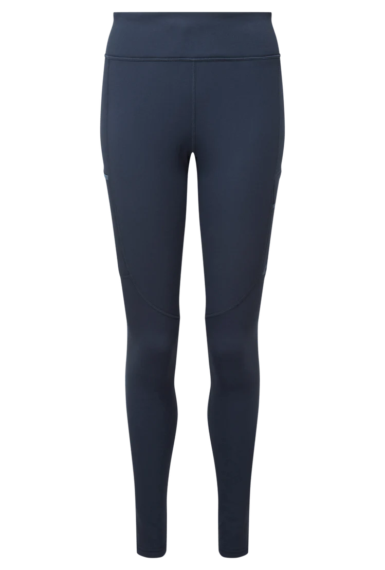 Mountain Equipment Jorasses Lite Women's Tight in Cosmos - front view showing 246 g/m² Powerfleece fabric and next-to-skin fit