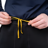 Mountain Equipment Jorasses Men's Pant in Black - lifestyle view showing versatile fleece pant for mountain days and basecamp