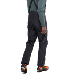 Fully adjustable braces with drop seat on Mountain Equipment Karakoram Mountain Men's Pant in Black