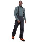 Mountain Equipment Karakoram Mountain Men's Pant in Black - front view showing 3-layer DRILITE 70D fabric