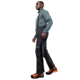 Reinforced kick strip detail on Mountain Equipment Karakoram Mountain Men's Pant in Black for durability