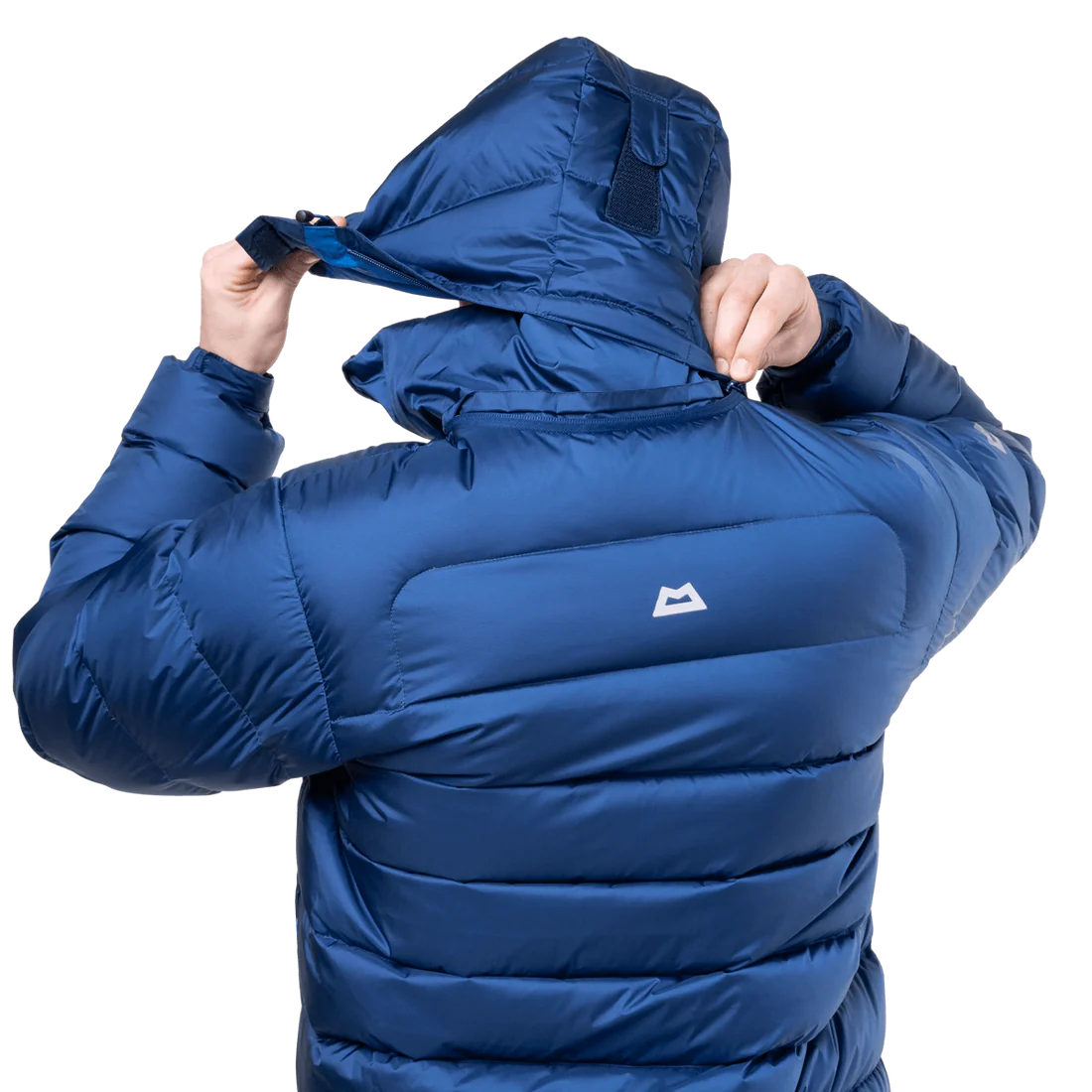 Adjustable elasticated cuff detail on Mountain Equipment Lightline Men's Jacket in Admiral Blue
