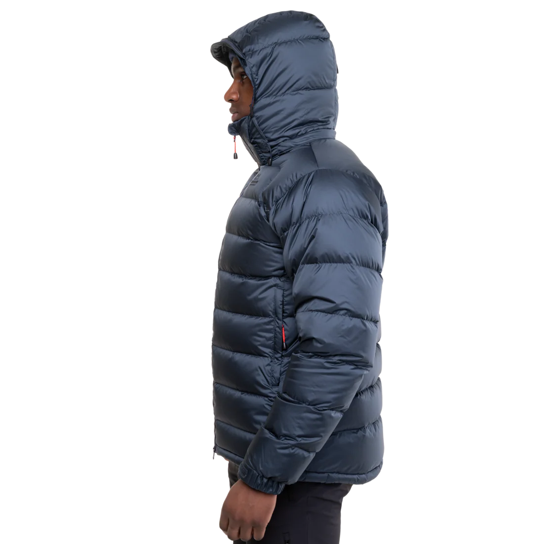 Adjustable elasticated cuff detail on Mountain Equipment Lightline Men's Jacket in Blue Nights/Cosmos