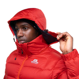 Adjustable elasticated cuff detail on Mountain Equipment Lightline Men's Jacket in Chili Red