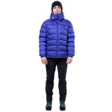 Adjustable elasticated cuff detail on Mountain Equipment Lightline Women's Jacket in Clematis