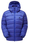 Mountain Equipment Lightline Women's Jacket in Clematis - front view showing Drilite Loft outer and zip-off Mountain Insulated Hood