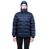 Adjustable elasticated cuff detail on Mountain Equipment Lightline Women's Jacket in Cosmos