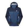 Mountain Equipment Saltoro GORE-TEX Men's Jacket in Dusk/Cosmos - front view showing next-gen GORE-TEX ePE membrane and Alpine fit construction